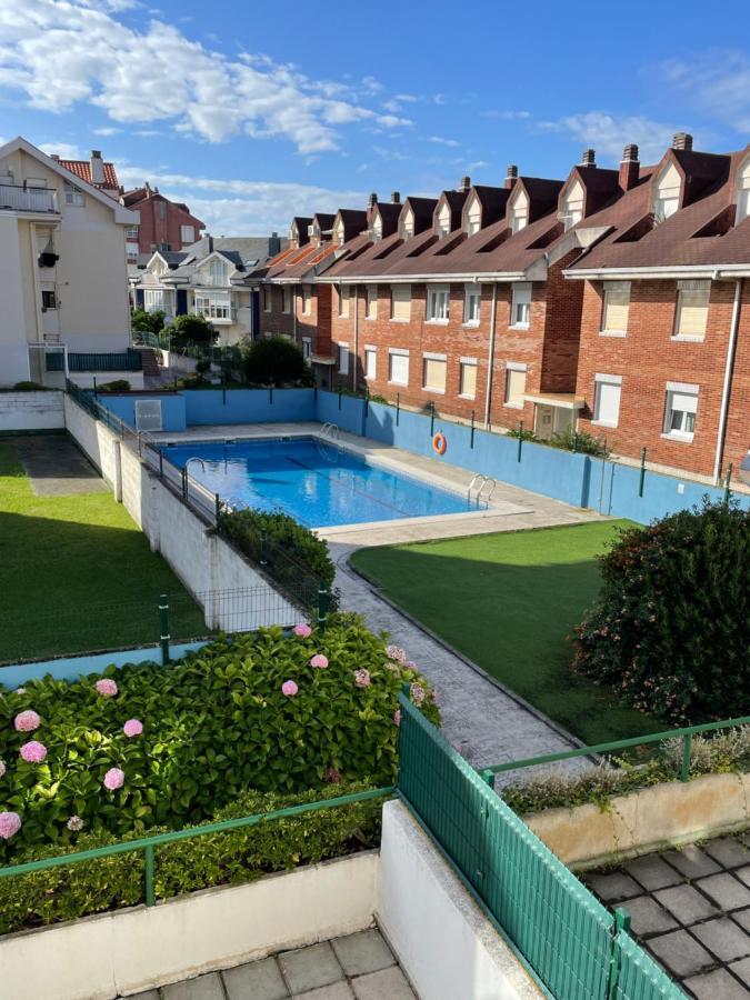 Apartamento Con Piscina Y Wifi A 100 Metros De La Playa En Somo Εξωτερικό φωτογραφία